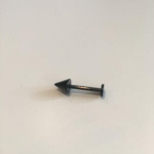 Svart Labret med Kon 9mm